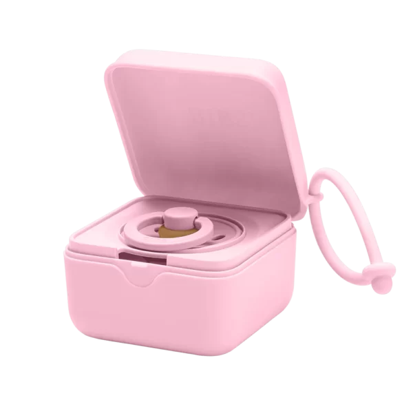 קופסת מוצץ ורוד בייבי