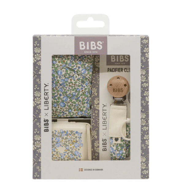 חבילת תינוק BIBS X LIBERTY שנהב