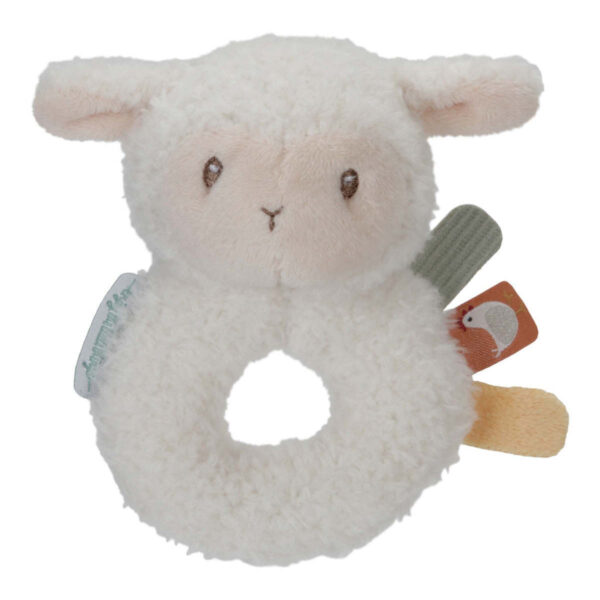 רעשן טבעת רך כבש Little Farm