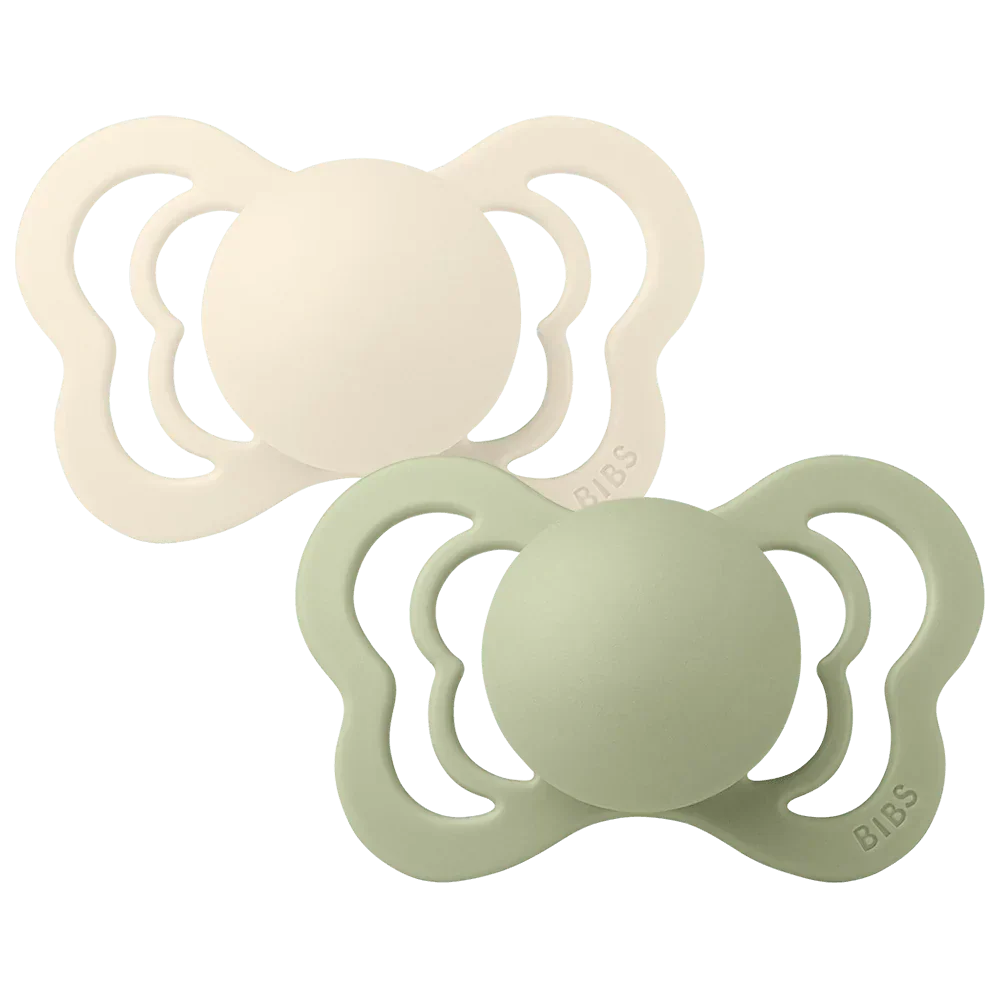bibs-couture-2pack-pacifier-ivory-sage-shield
