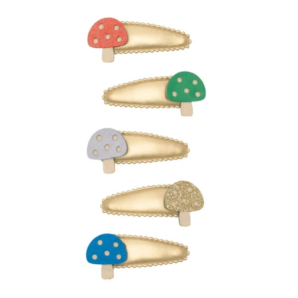 סיכות שיער מיני Toadstool